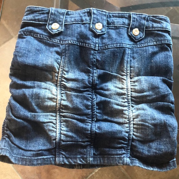 Le Chateau Denim Mini Skirt Size 00 - Picture 4 of 4